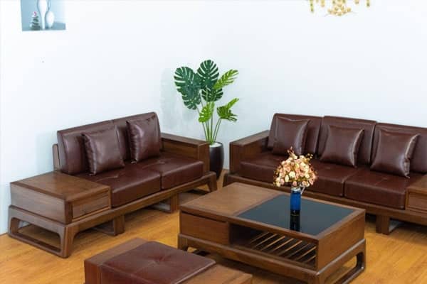 Sofa gỗ sồi